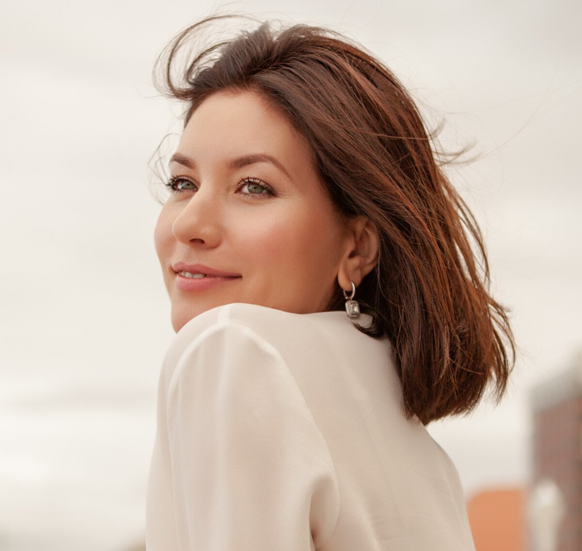Brooklyn Plastic Surgery Model with brown hair
