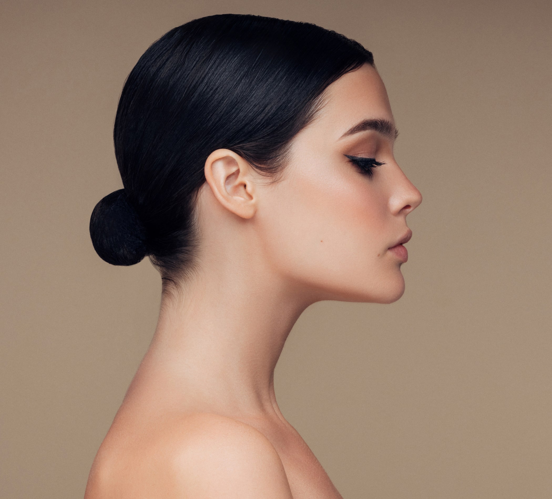 Brooklyn Plastic Surgery Model with black hair